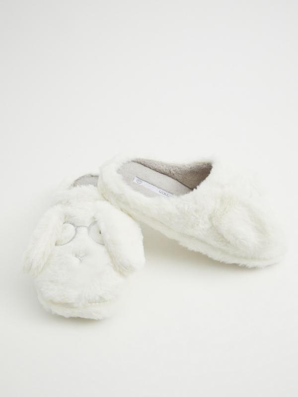 In Side Zapatillas Peluche Conejito