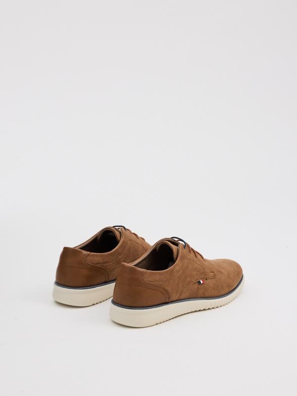 In Side Zapato Blucher Marrón Claro