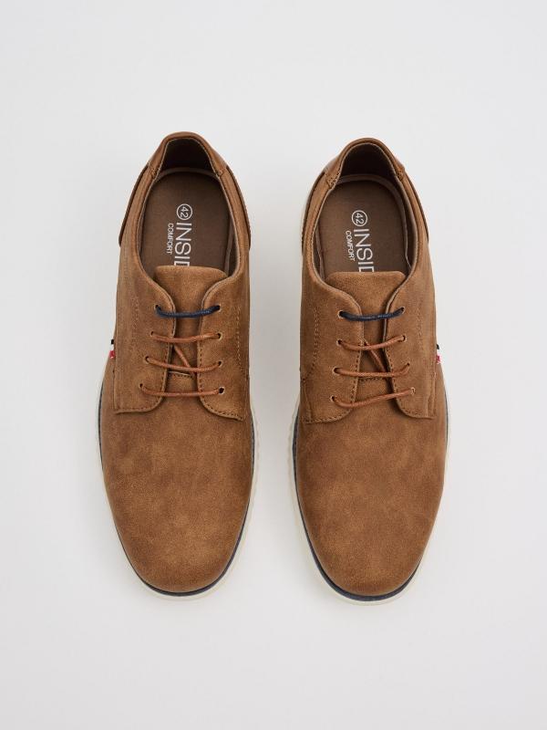 In Side Zapato Blucher Marrón Claro