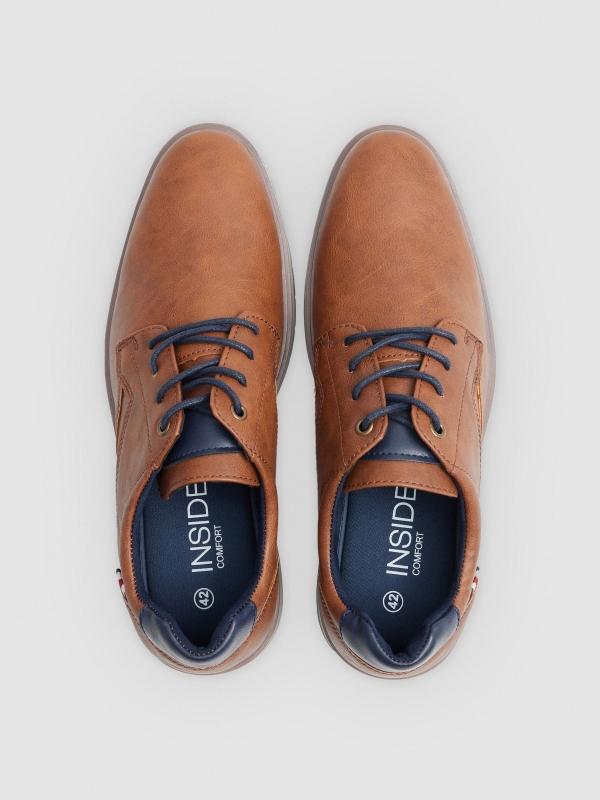 In Side Zapato Blucher Polipiel