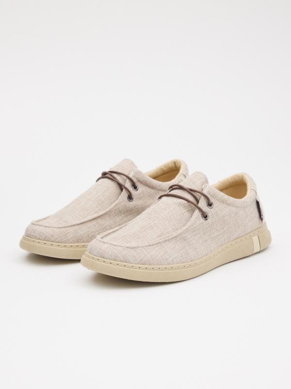 In Side Zapato Bordón Casual Arena