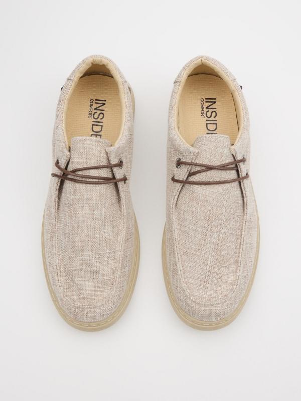 In Side Zapato Bordón Casual Arena