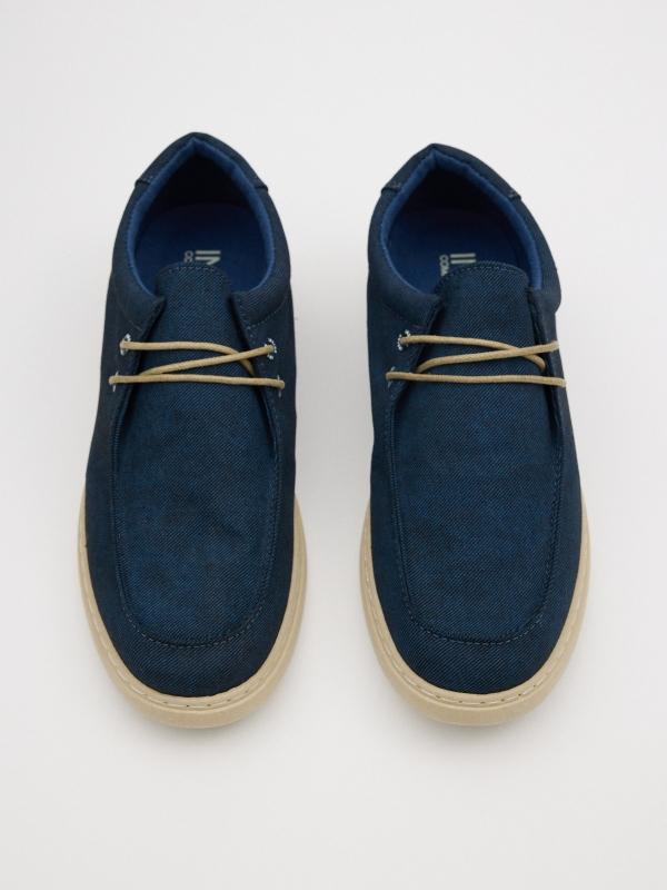 In Side Zapato Bordón Casual Marino