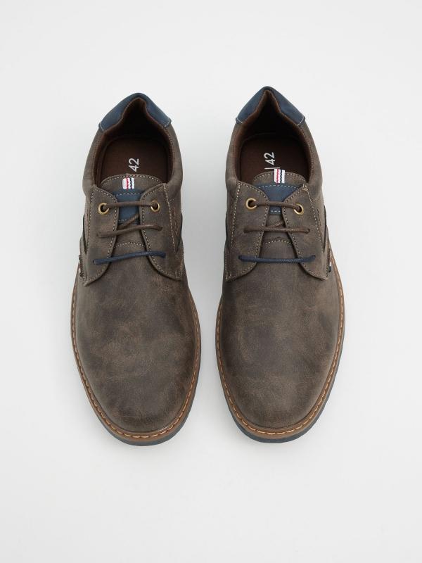 In Side Zapato Clásico Con Cordones