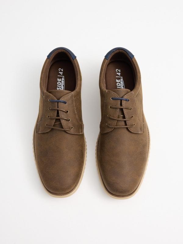 In Side Zapato Clásico Suela Deportiva Marrón
