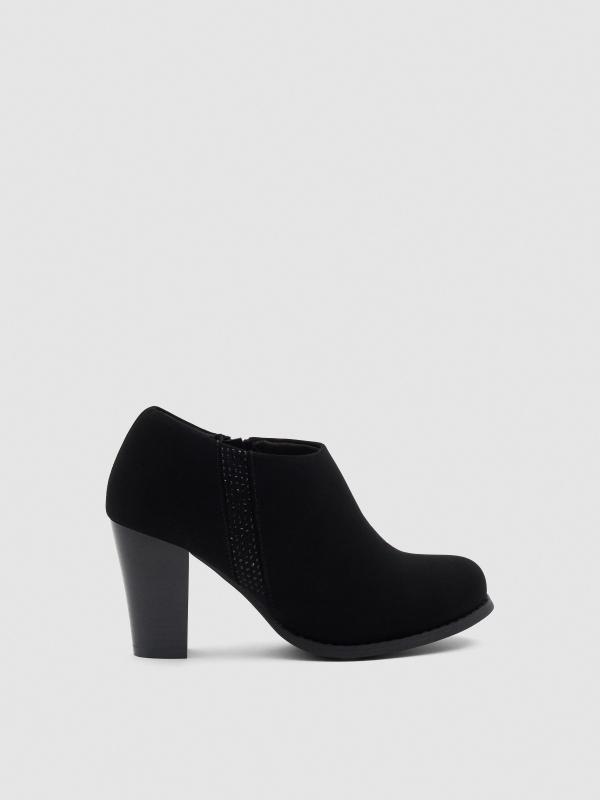 In side Zapatos de tacón brillo lateral