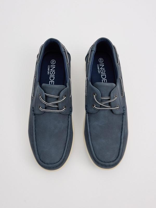 In Side Zapatos Náuticos Azul Acero