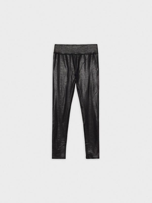 In Side Leggings Superskinny Efecto Piel Animal Print