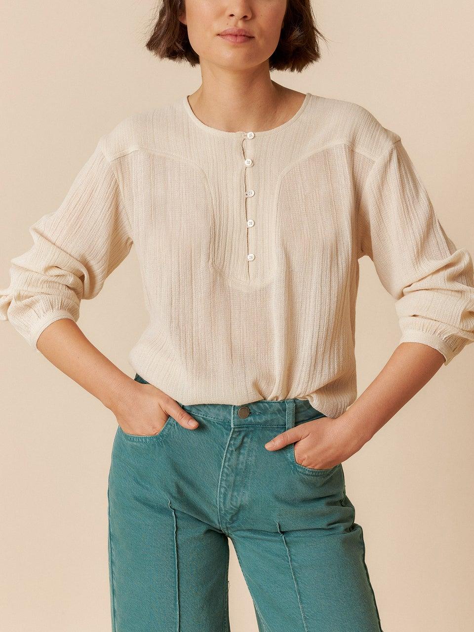 Indi & Cold BLUSA BOMBINADA MANGAS