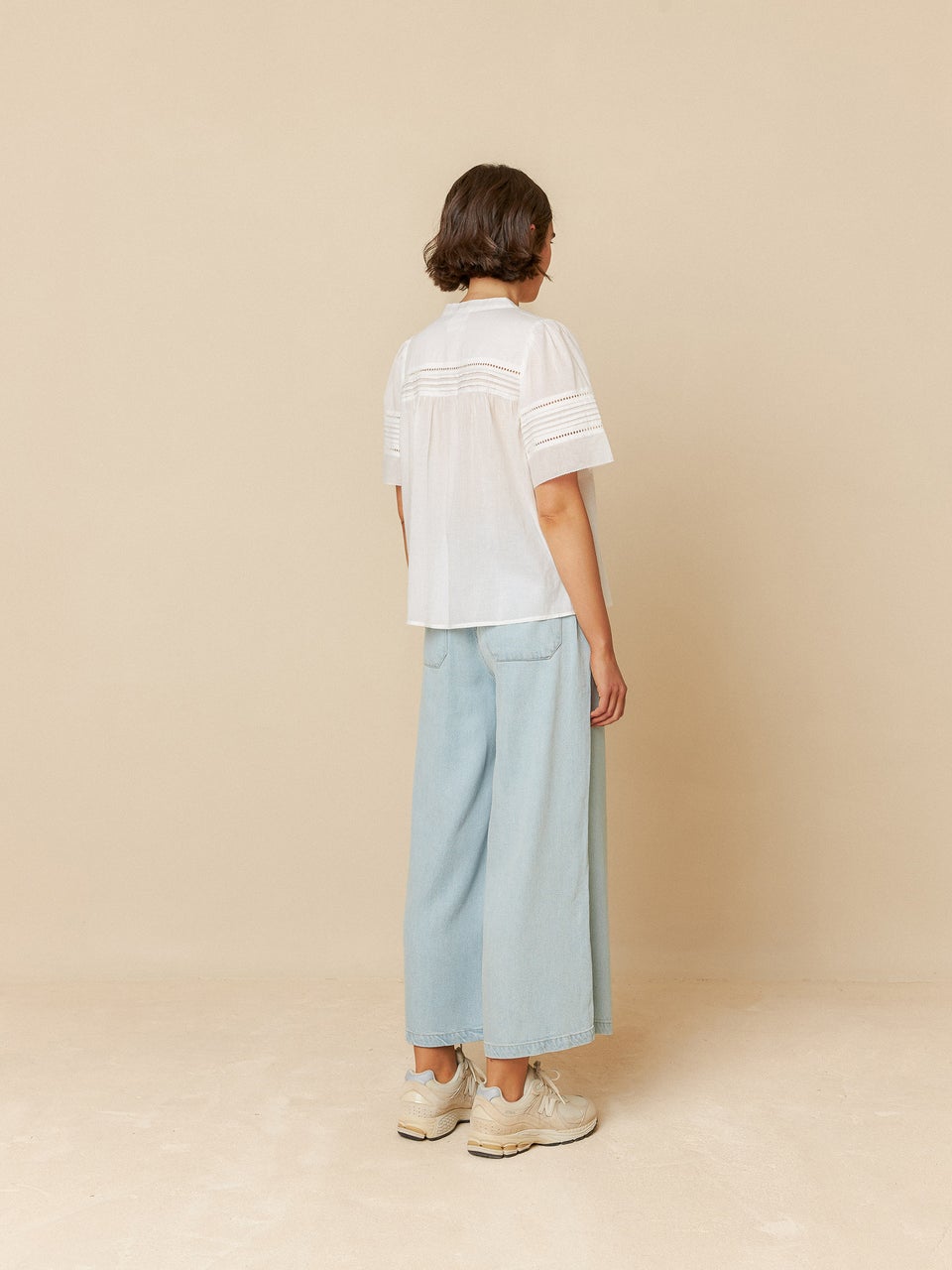 Indi & Cold BLUSA VOILE BORDADA