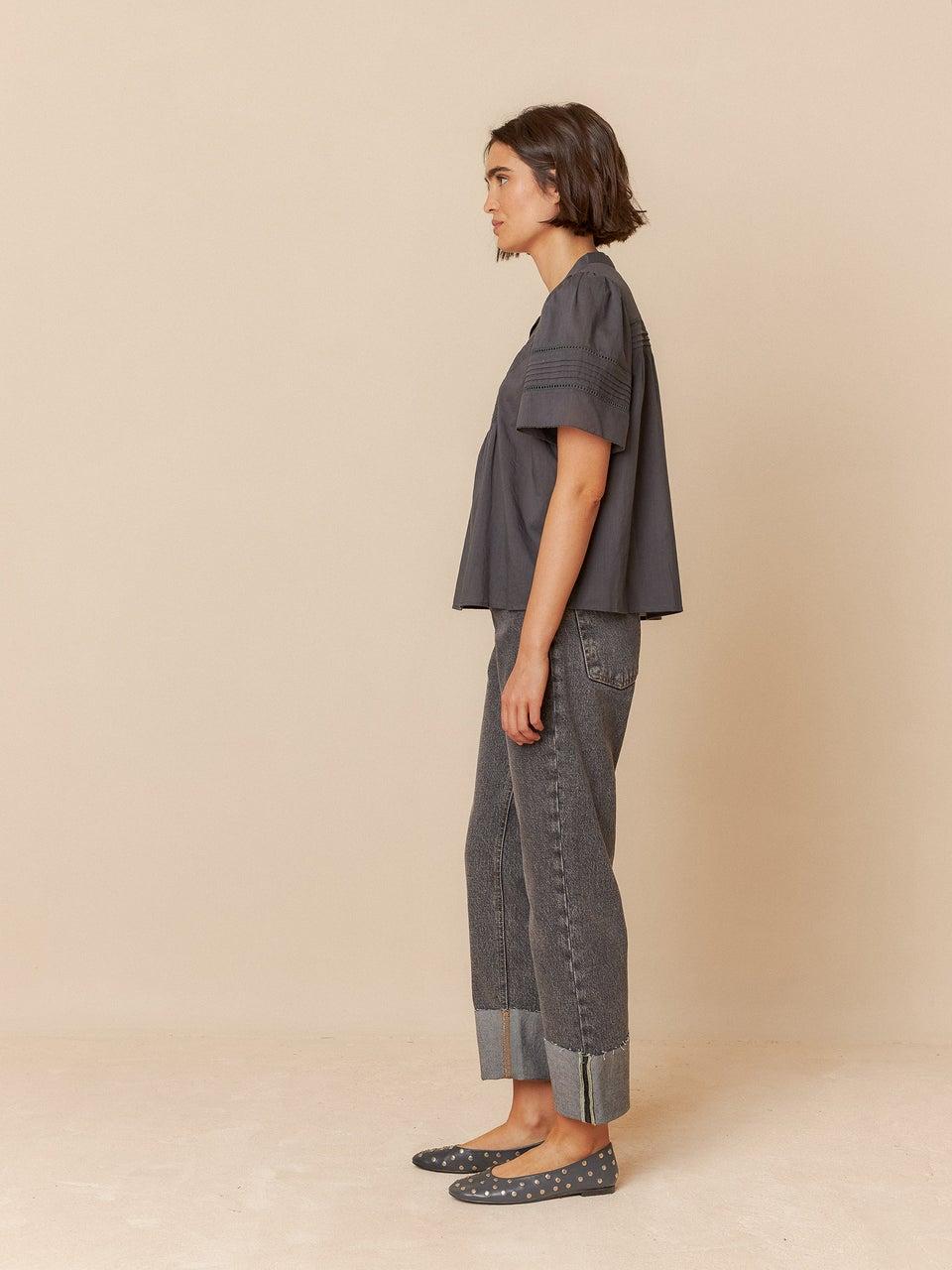 Indi & Cold BLUSA VOILE BORDADA