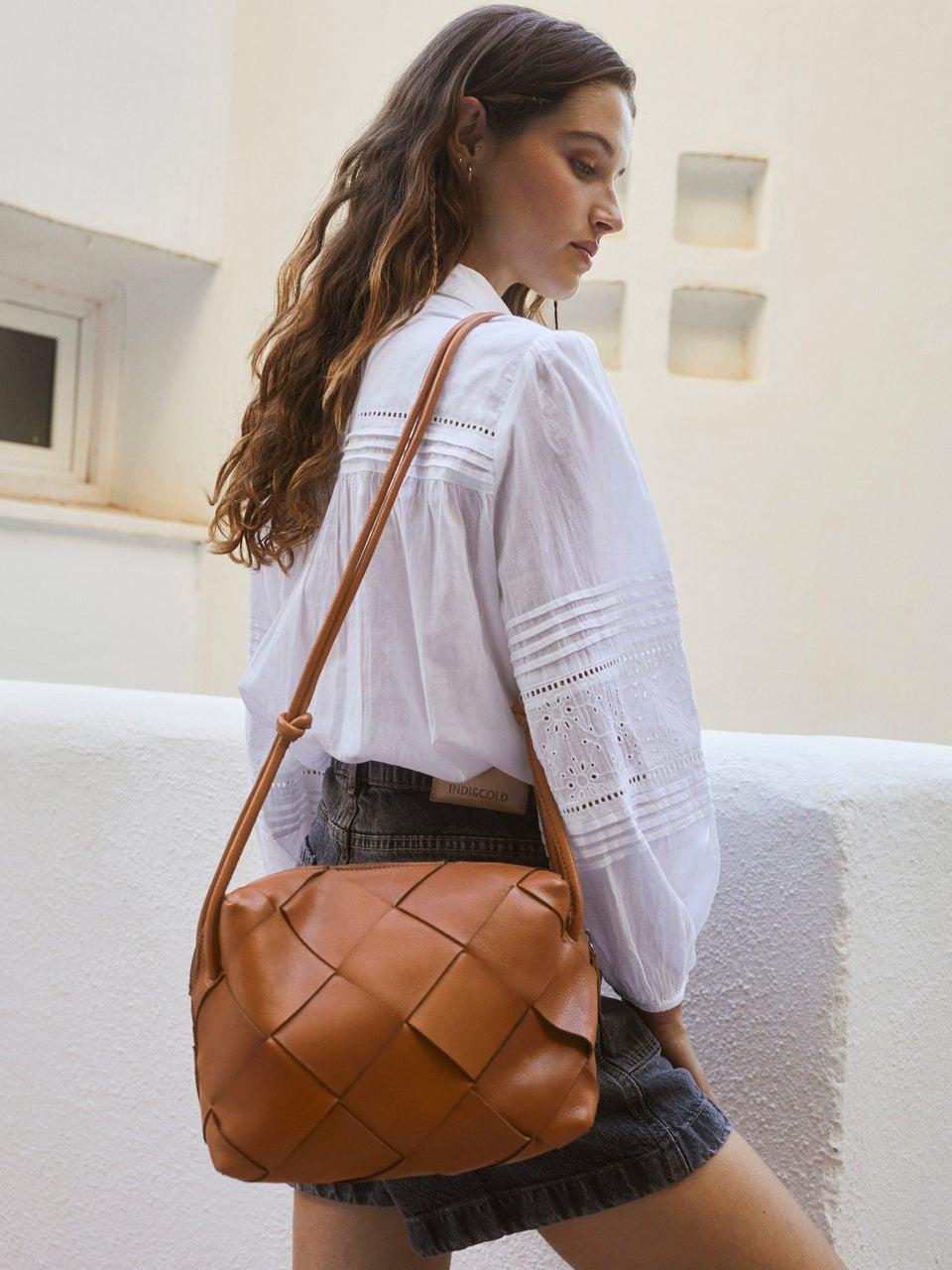 Indi & Cold BOLSO BANDOLERA PIEL BOX