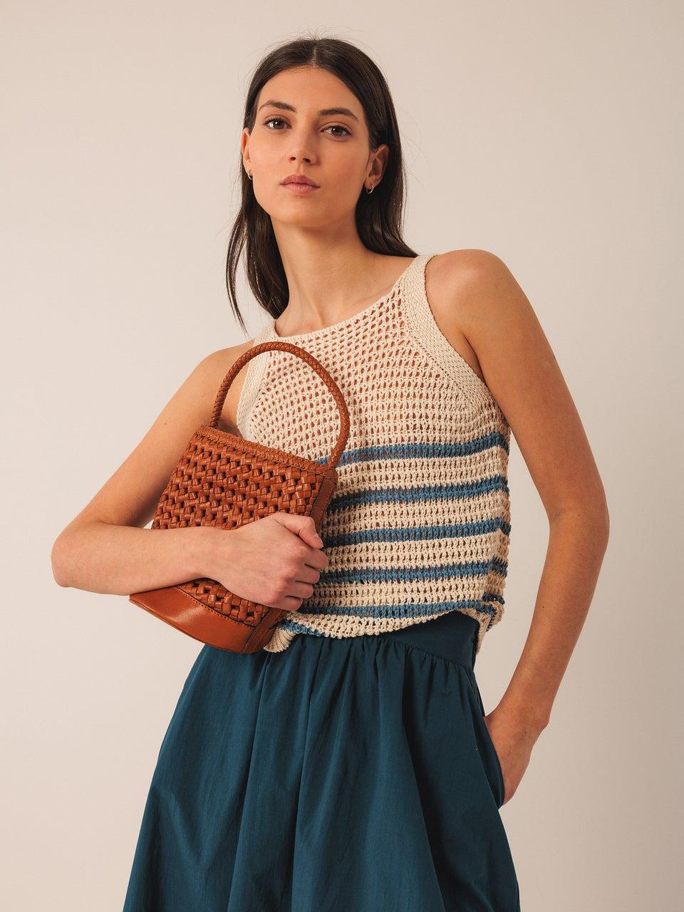 Indi & cold BOLSO BUCKET NUDO