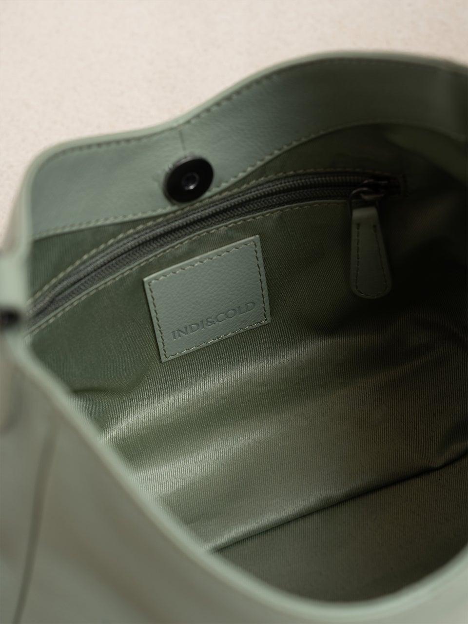 Indi & Cold BOLSO PIEL ASA TRENZADA