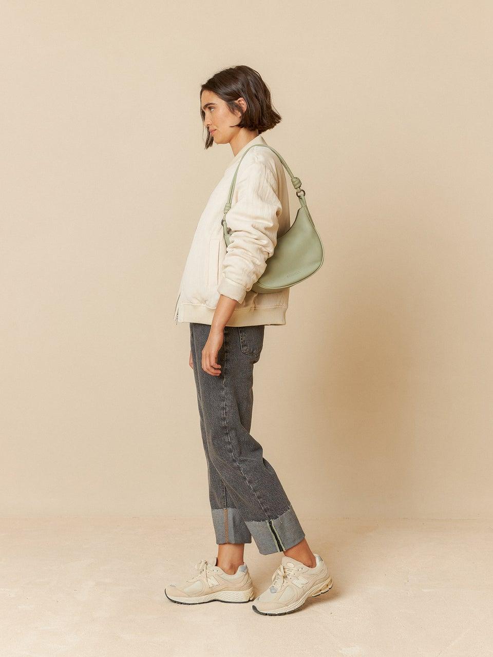 Indi & cold BOLSO PIEL MEDIA LUNA