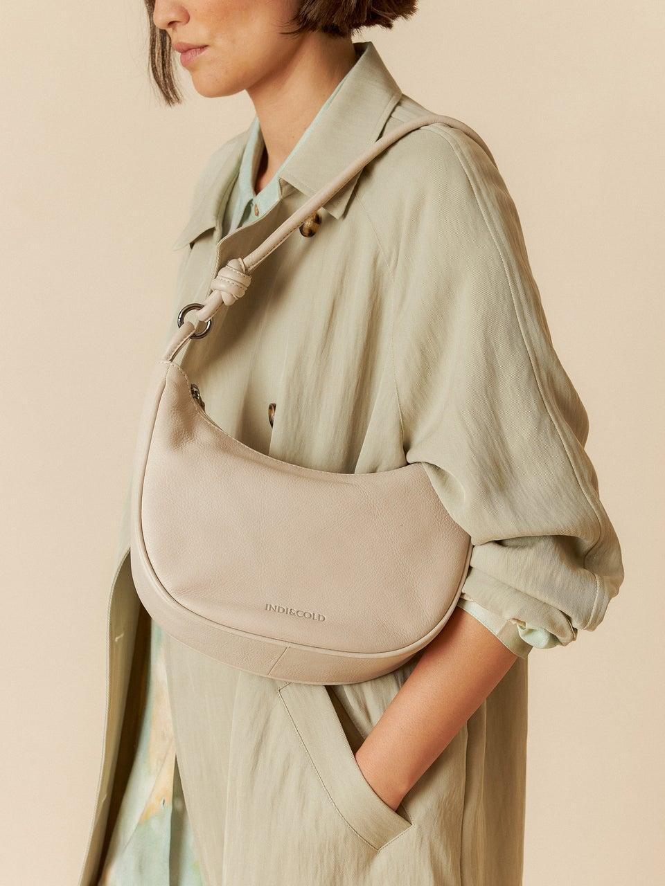 Indi & cold BOLSO PIEL MEDIA LUNA