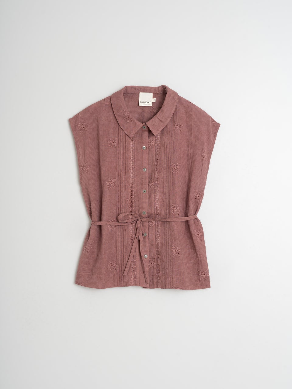 Indi & Cold CAMISA BORDADA ALGODÓN
