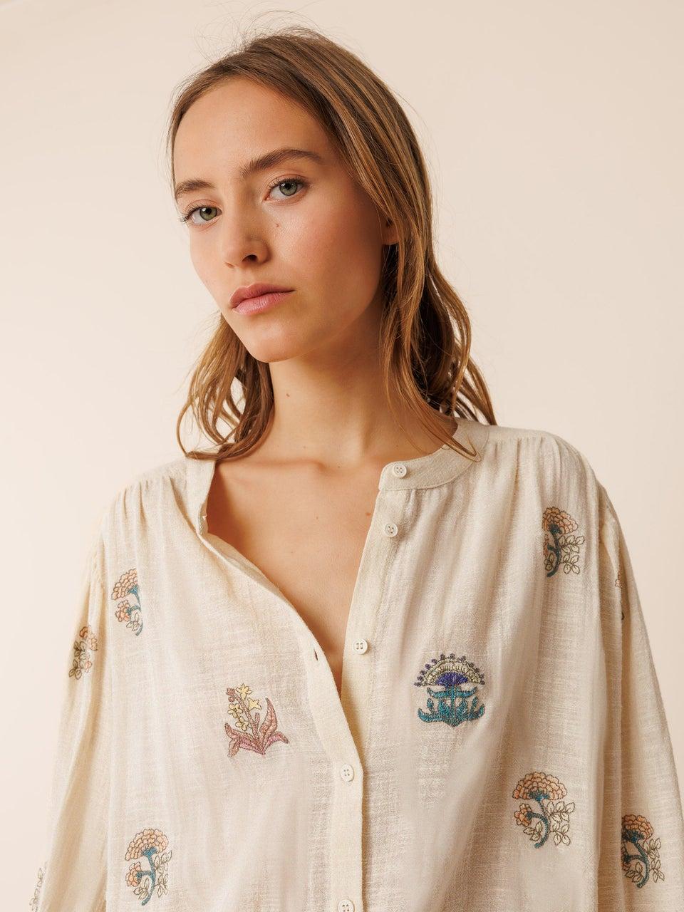 Indi & Cold CAMISA BORDADOS MULTICOLOR