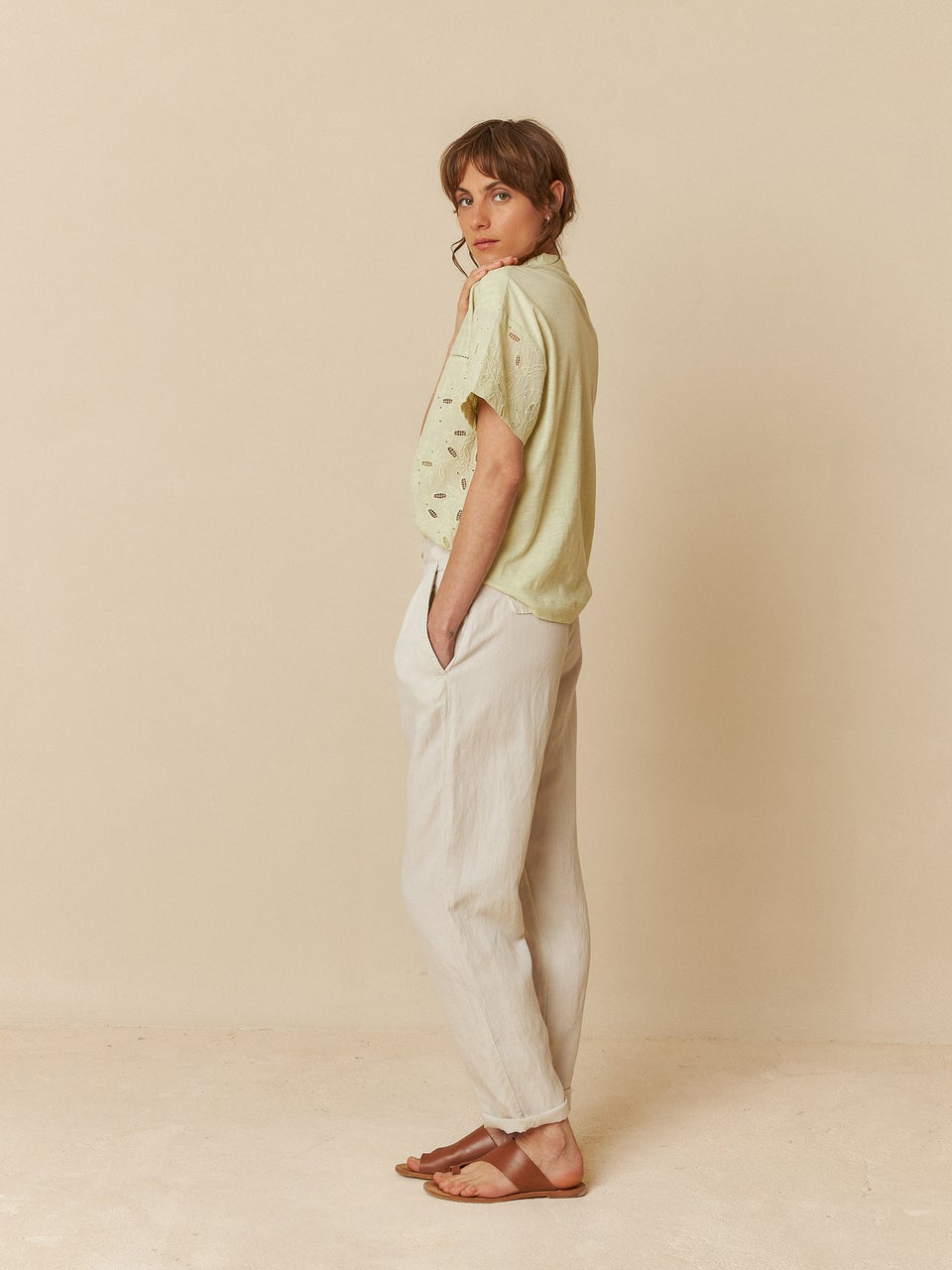 Indi & Cold CAMISA COMBINADA BORDADOS