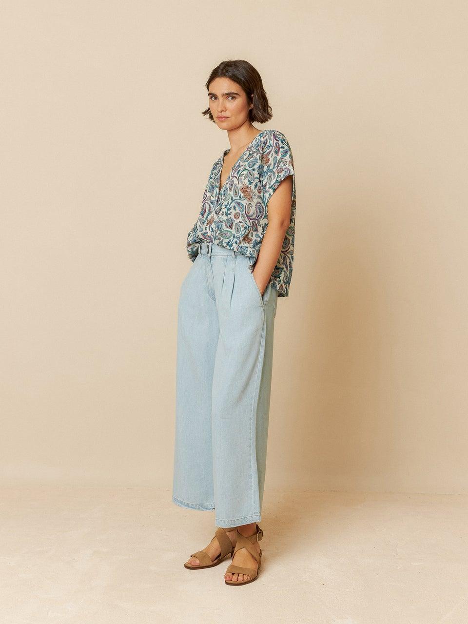 Indi & Cold CAMISA CROP PASLEY