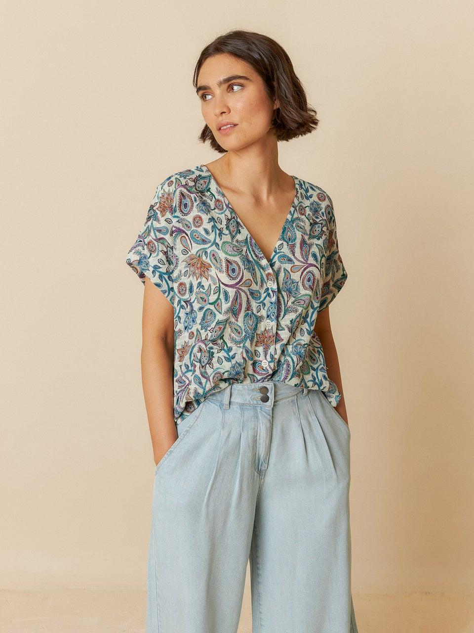 Indi & Cold CAMISA CROP PASLEY