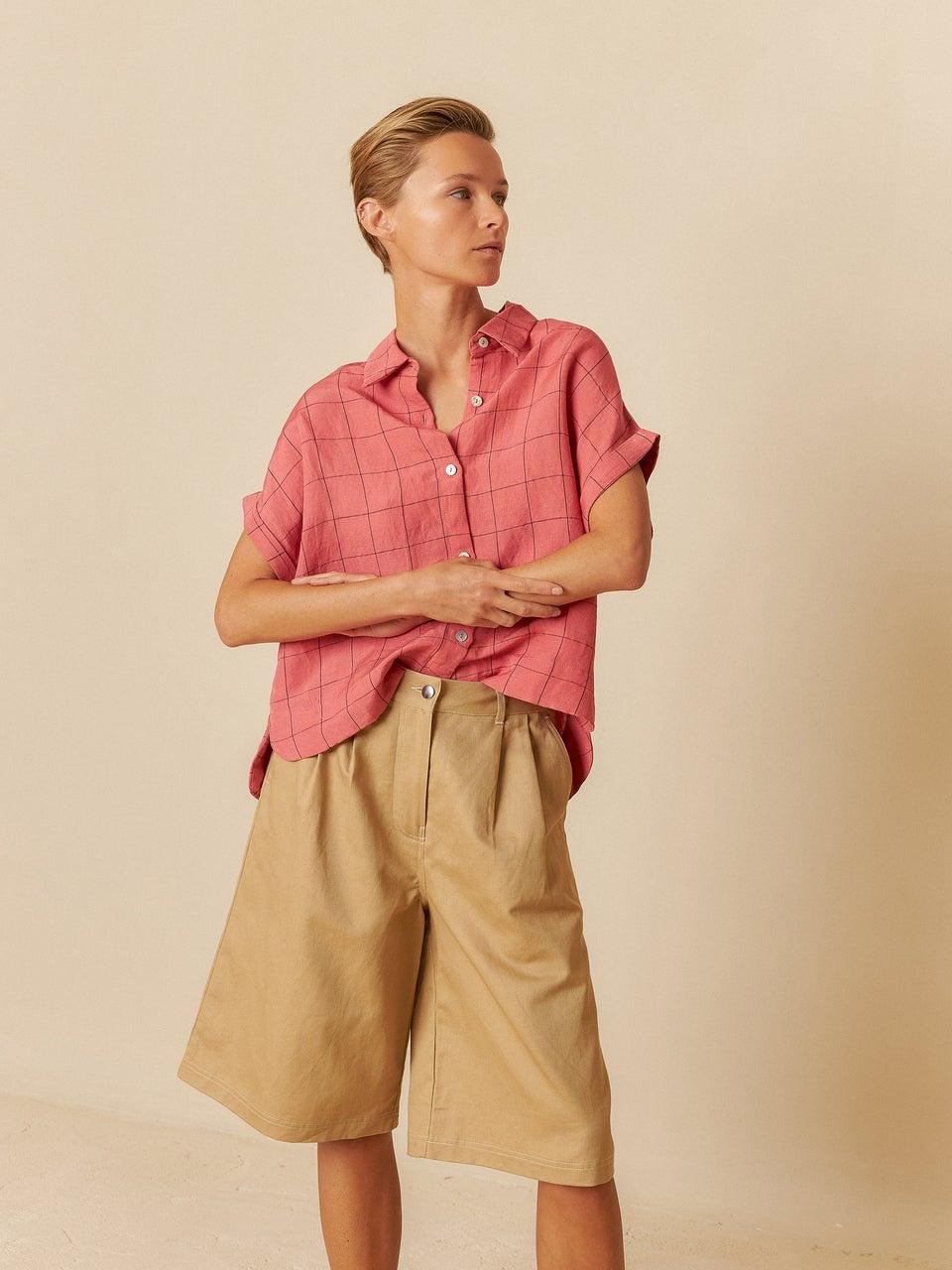 Indi & cold CAMISA CUADRO VENTANA