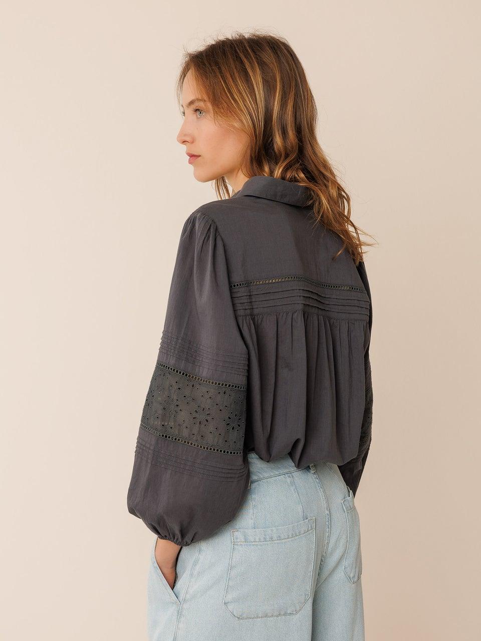 Indi & Cold CAMISA VOILE BORDADA