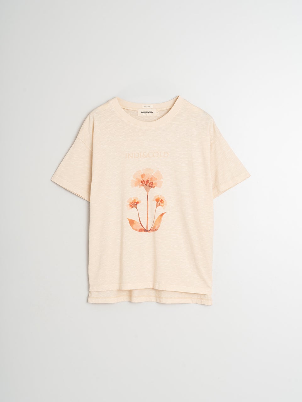 Indi & Cold CAMISETA FLOR ALGODÓN