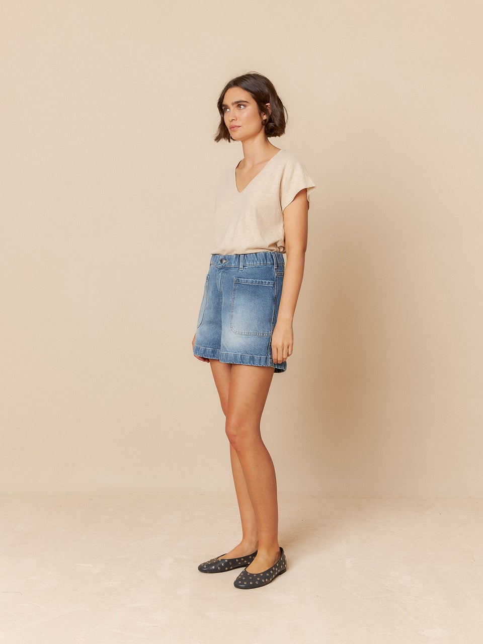 Indi & Cold CAMISETA MELANGE EFECTO RÚSTICO