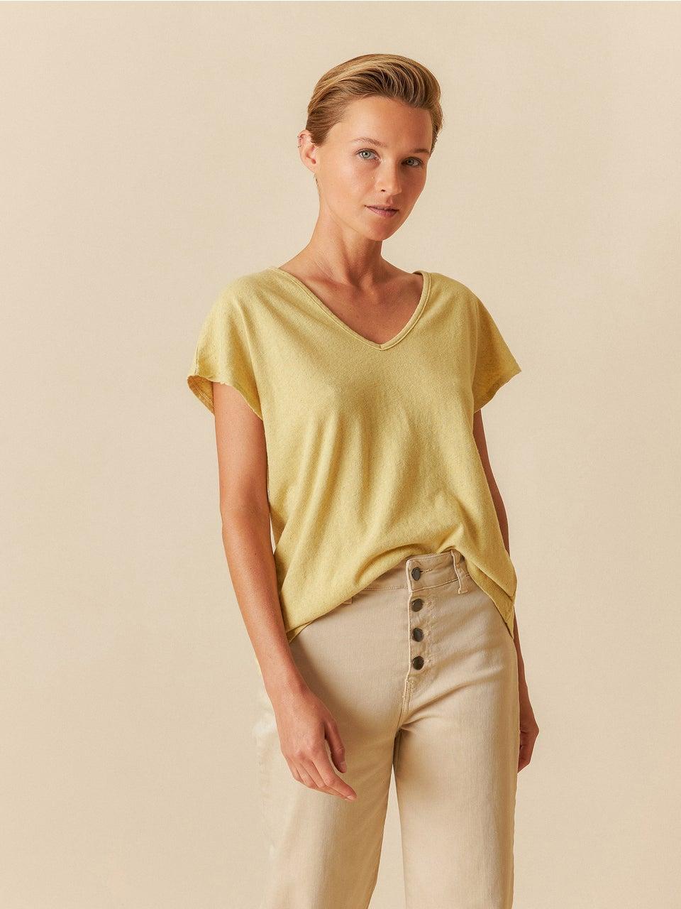 Indi & Cold CAMISETA MELANGE EFECTO RÚSTICO