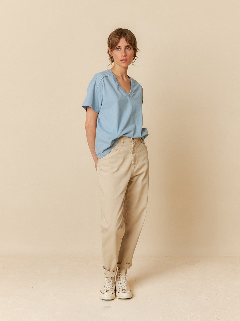 Indi & Cold CAMISETA PICO ALGODÓN