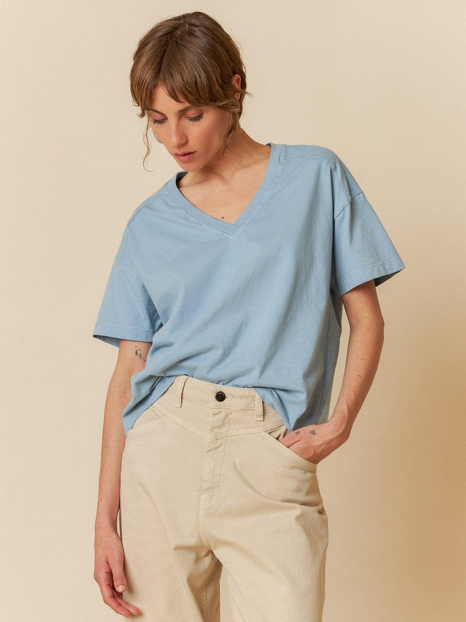 Indi & cold CAMISETA PICO ALGODÓN