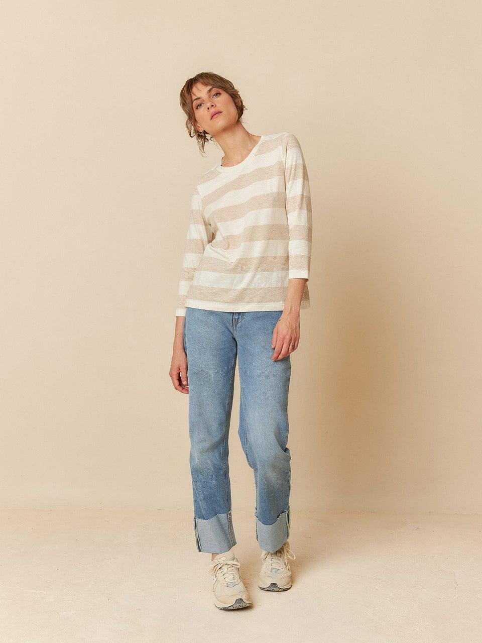 Indi & Cold CAMISETA RAYAS ALGODÓN