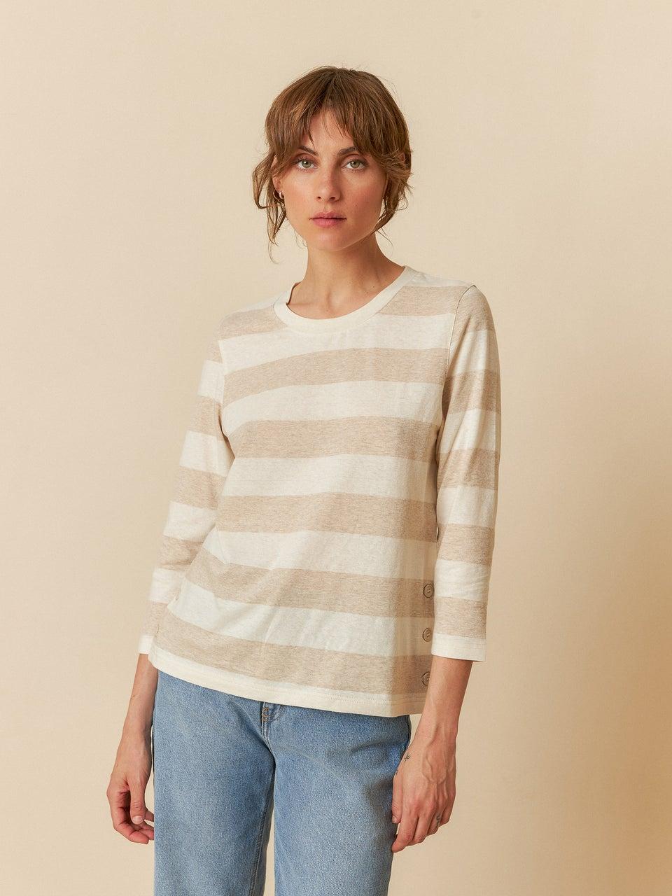 Indi & cold CAMISETA RAYAS ALGODÓN