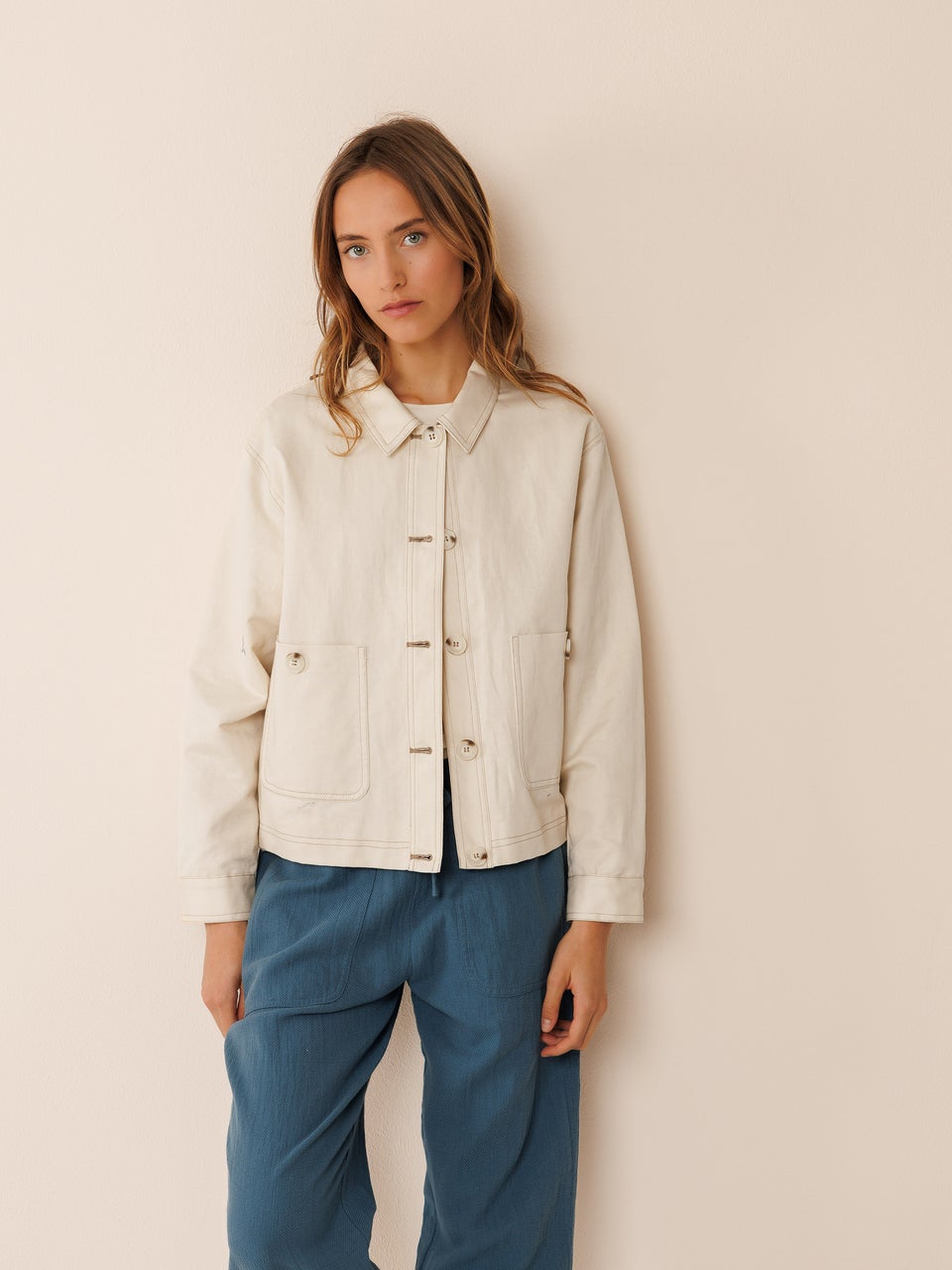 Indi & Cold CAZADORA ESTRUCTURA GABARDINA