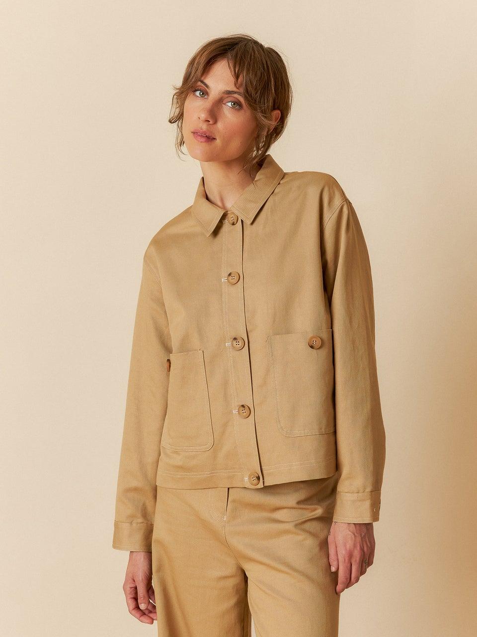 Indi & Cold CAZADORA ESTRUCTURA GABARDINA