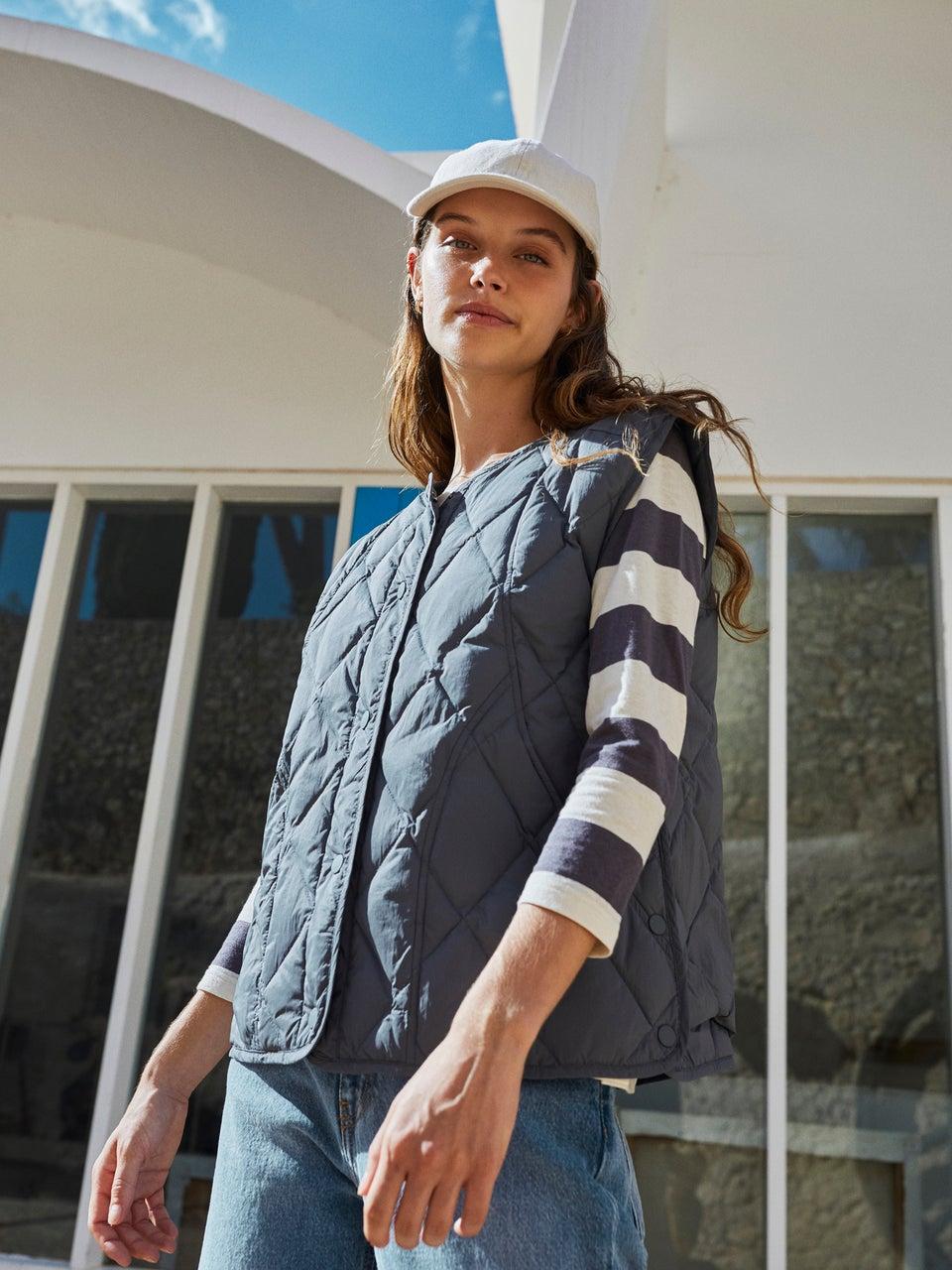 Indi & cold CHALECO ACOLCHADO SNAPS