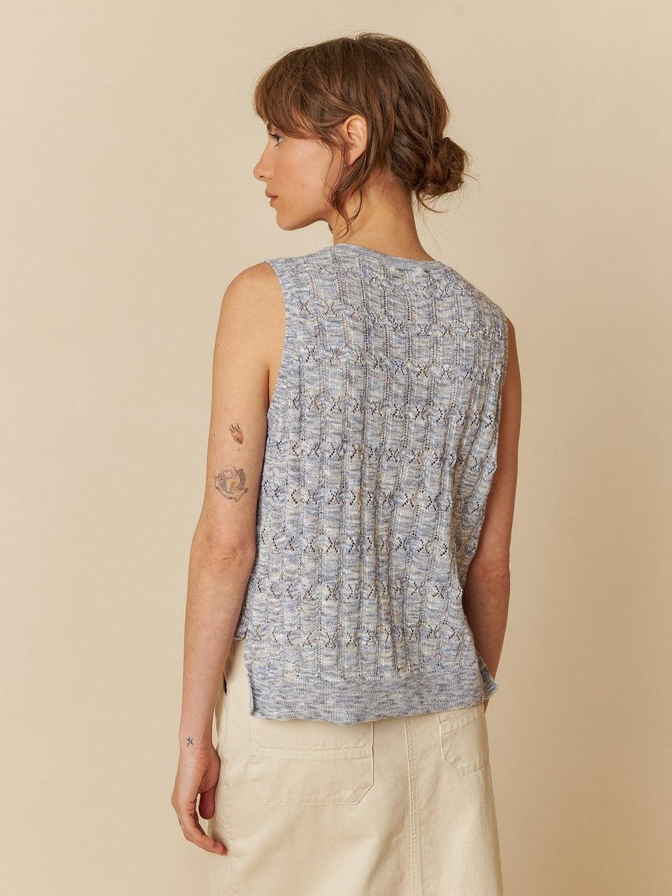 Indi & Cold CHALECO DE PUNTO POINTELLE