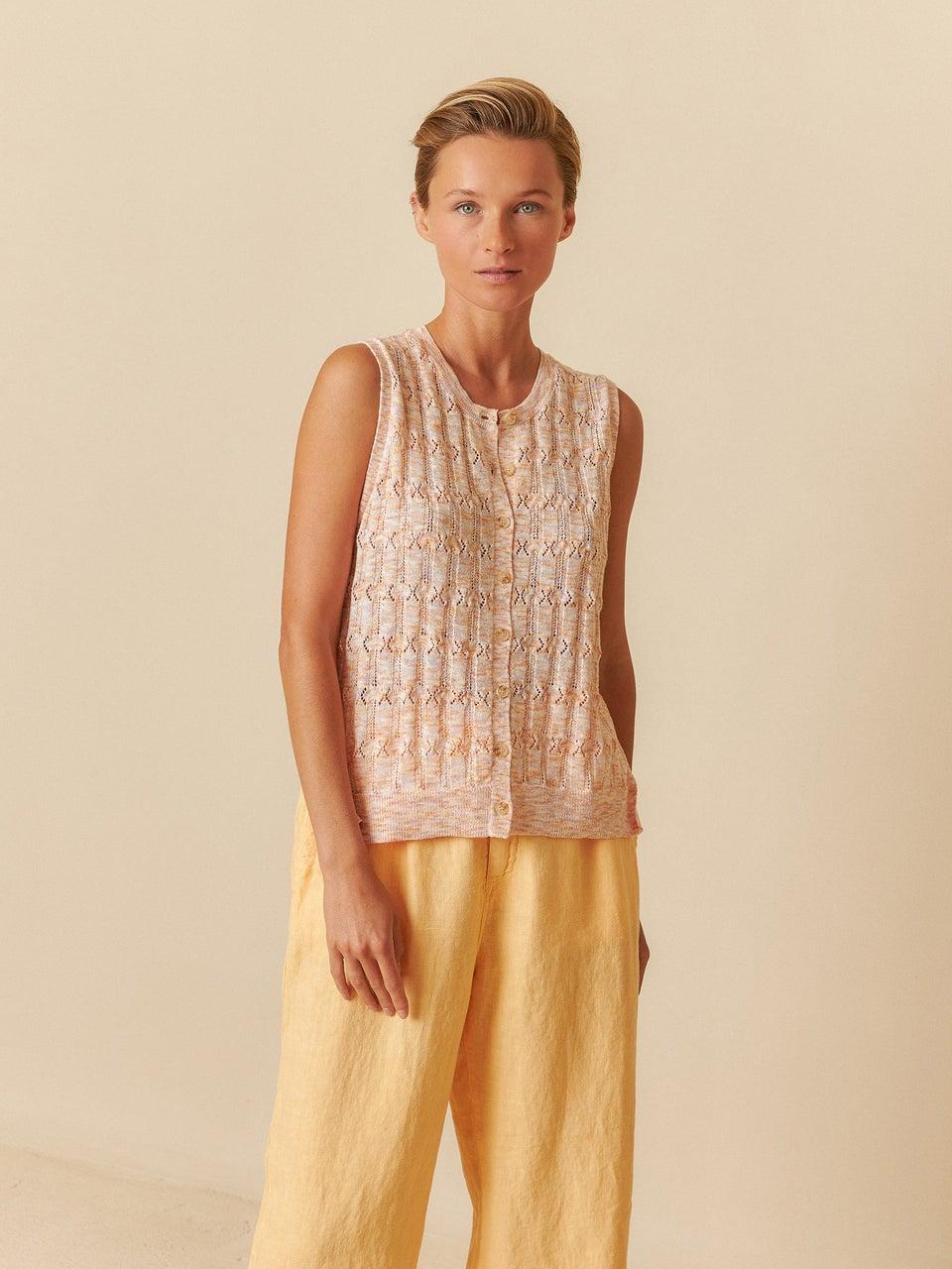 Indi & cold CHALECO DE PUNTO POINTELLE