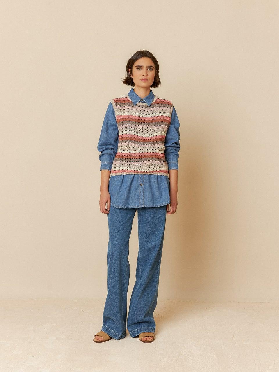 Indi & Cold CHALECO PUNTO CROCHET