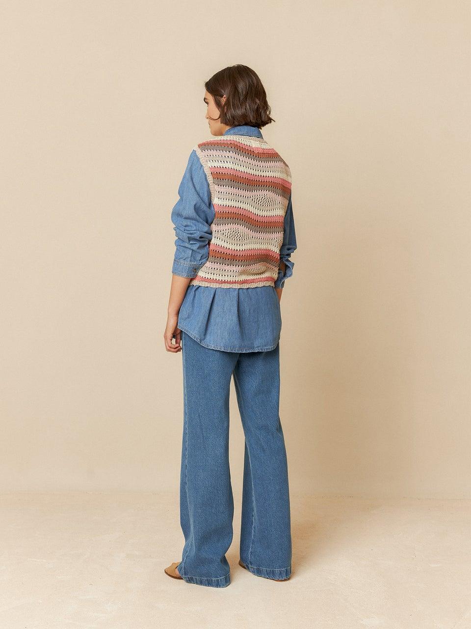 Indi & Cold CHALECO PUNTO CROCHET