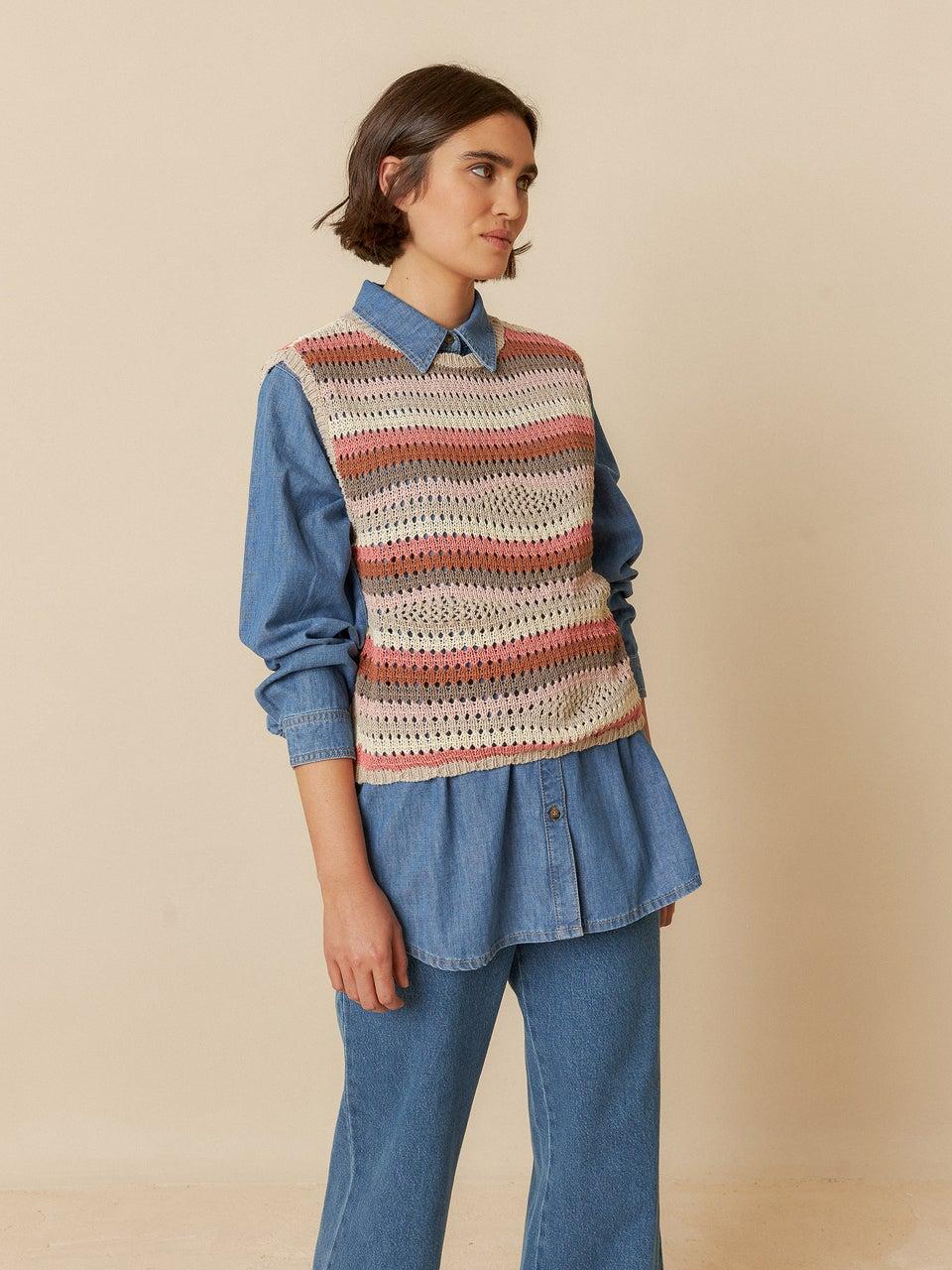 Indi & cold CHALECO PUNTO CROCHET