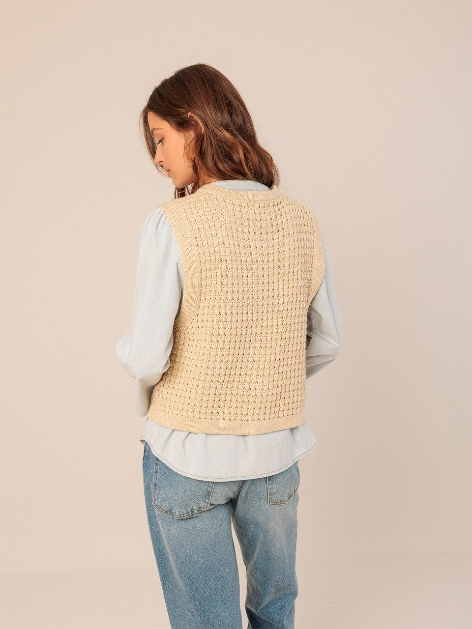 Indi & Cold CHALECO PUNTO DE CESTA