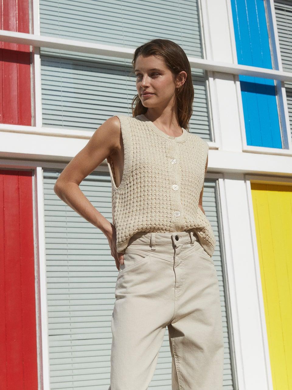 Indi & Cold CHALECO PUNTO DE CESTA