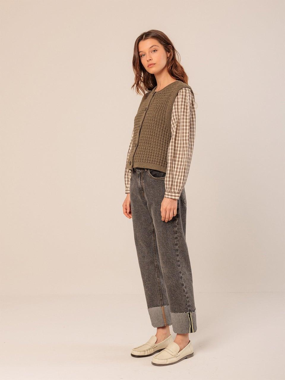 Indi & Cold CHALECO PUNTO DE CESTA