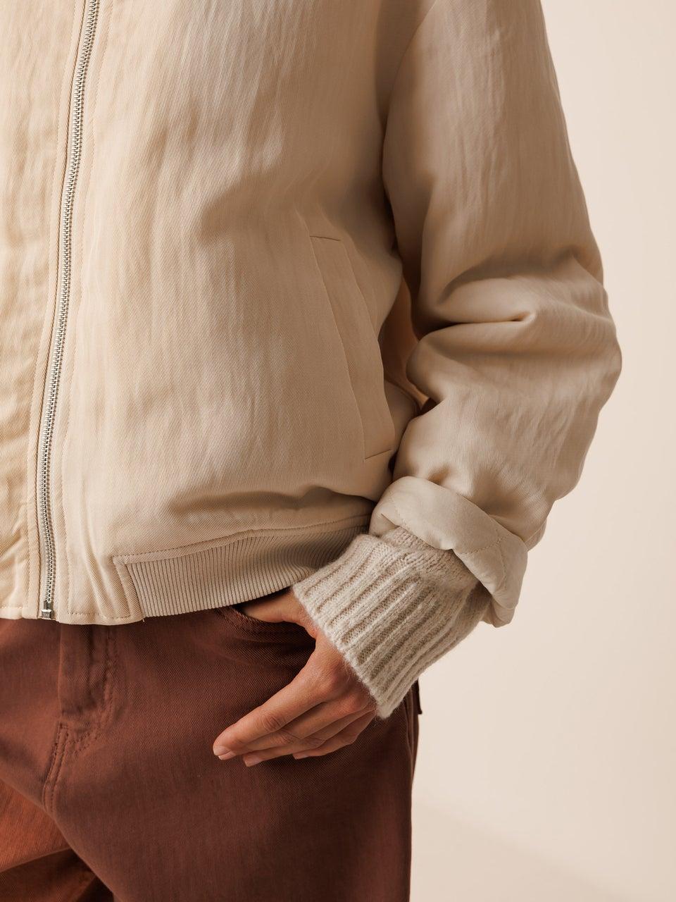 Indi & Cold CHAQUETA BOMBER SATINADA