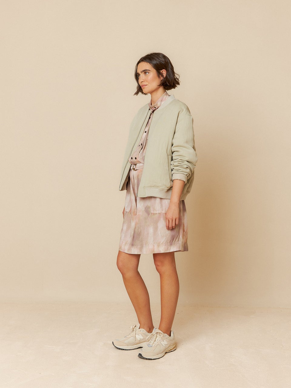 Indi & Cold CHAQUETA BOMBER SATINADA