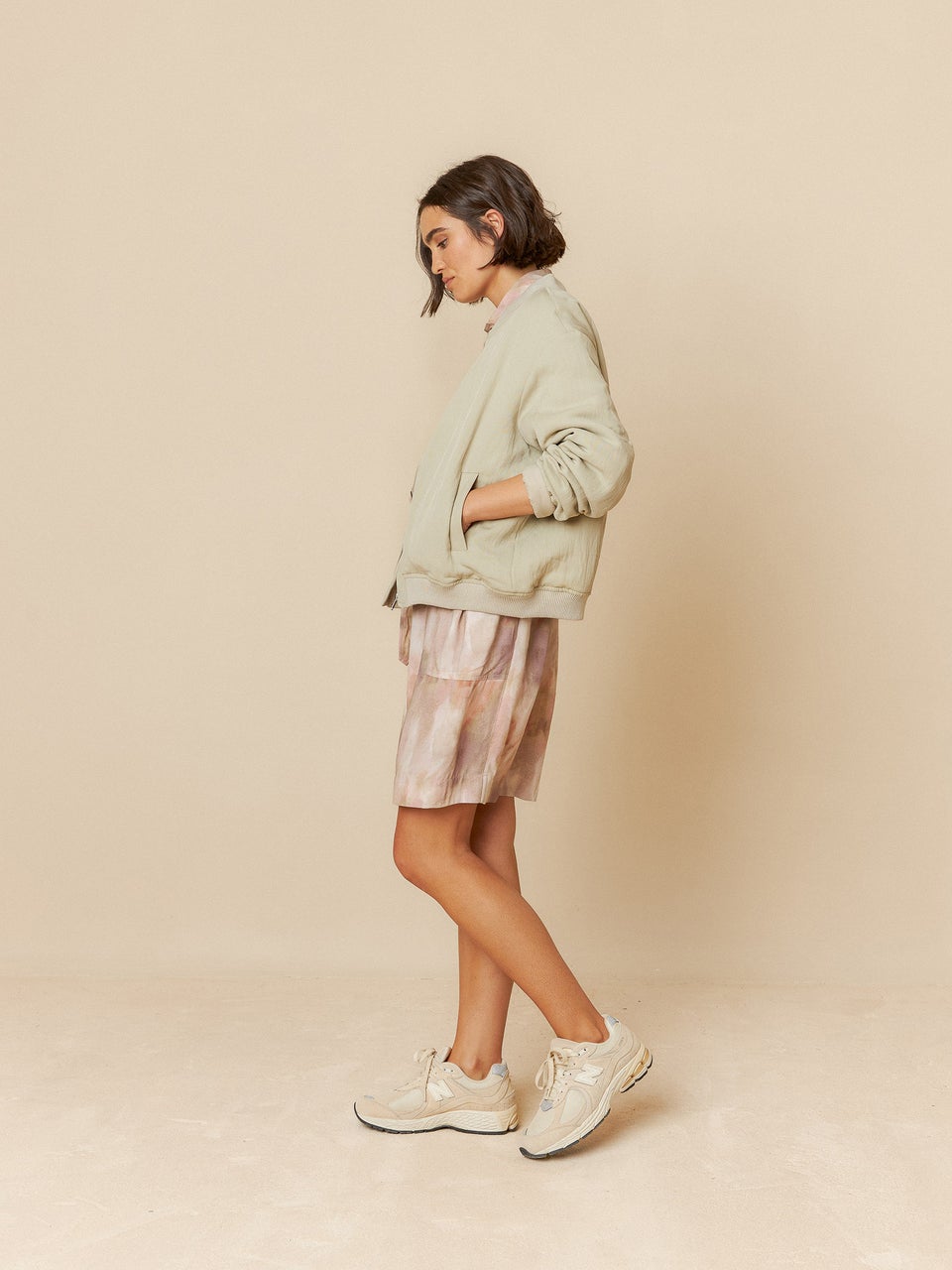 Indi & Cold CHAQUETA BOMBER SATINADA