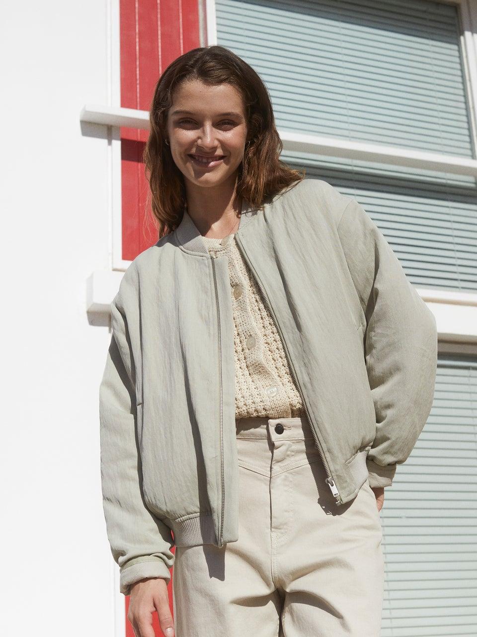 Indi & cold CHAQUETA BOMBER SATINADA