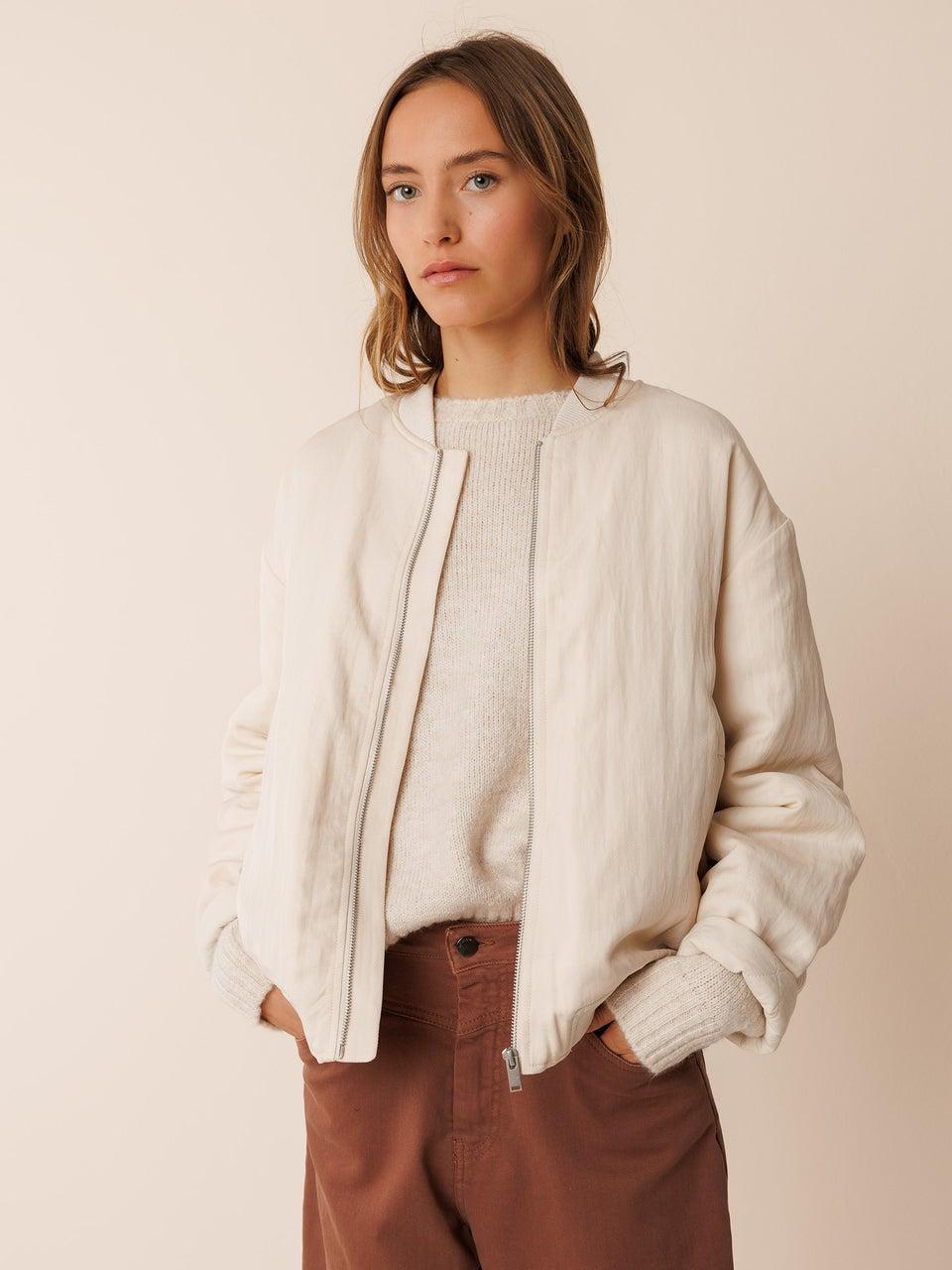 Indi & cold CHAQUETA BOMBER SATINADA